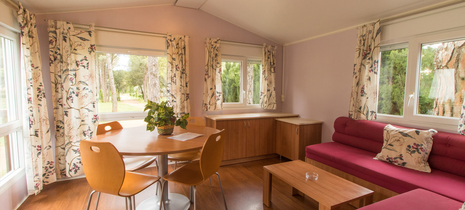 Allotjaments mobile home 6 pax Càmping Begur interior